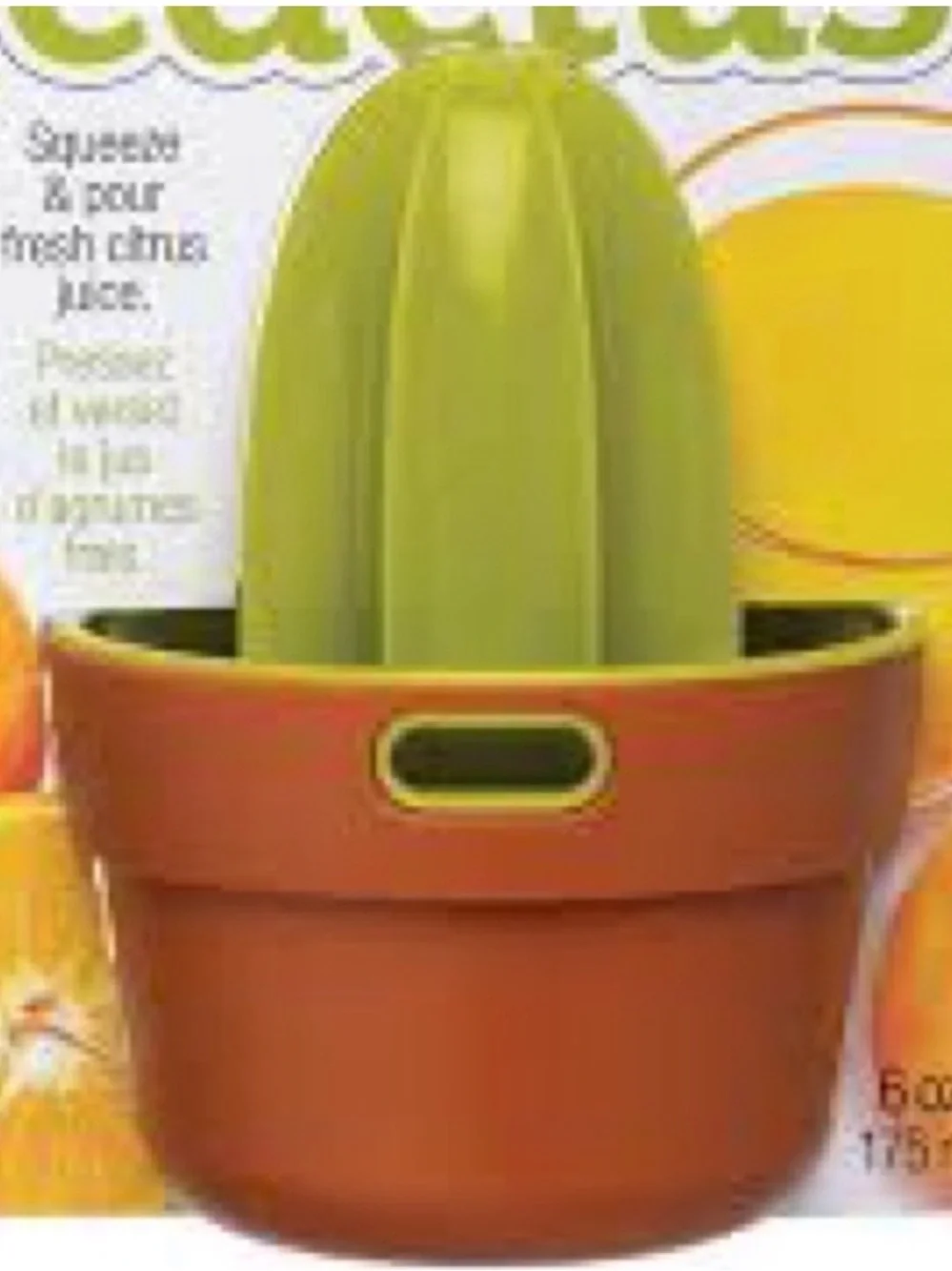 Joie Cactus Citrus Juicer - Lime Green & Terracotta